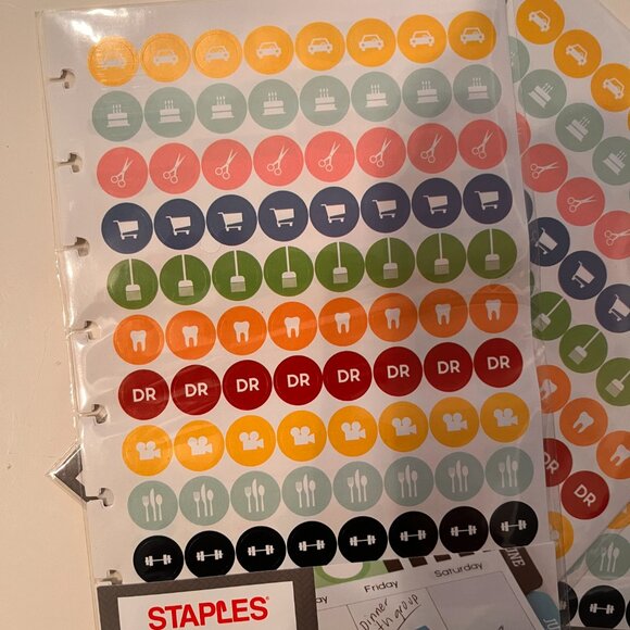 Organizational Stickers for Notebooks,‎ Calendars &  Datebooks (3 packs / new/x) - Picture 4 of 9